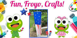 Free Kid's Flag Craft at sweetFrog Parkville