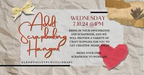 Adult Scrapbooking Hangout