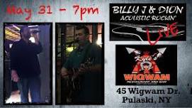 Billy J & Dion return to Kyle’s Wigwam