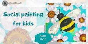 Social painting for kids