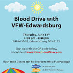 Blood drive at the VFW