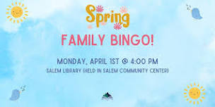 Spring Family BINGO!