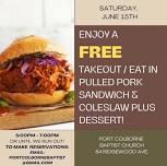 Free Pulled Pork Dinner