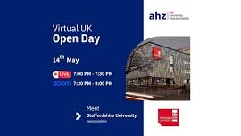 Staffordshire University Virtual UK Open Day