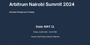 Arbitrum Nairobi Summit 2024