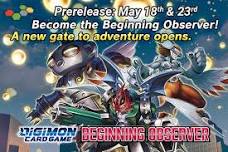 Beginning Observer Prerelease | Digimon - Thursday — Top Tier Board Games