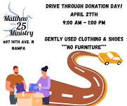 Matthew 25 Ministry Drive Through Donation Day