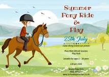 Summer Pony Ride & Play (1pm)