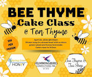 Bee Thyme Cake Class @ Tea Thyme