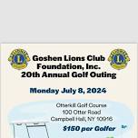 20th Annual Goshen Lions Club Golf Outing