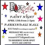 Paint Night in Parkindale Hall