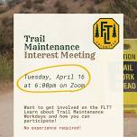 Trail Maintenance Interest Meeting