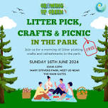 Litter pick, crafts and picnic in the park