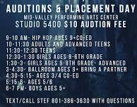 Auditions and Placement for Panic!