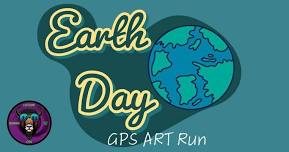 GPS Art Run : Earth Day