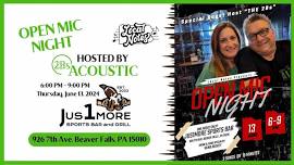 Local Notes Open Mic guest hosted by 2Bs Acoustic at Jus1More Sports Bar and Grill