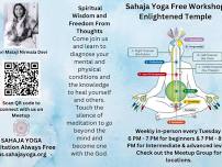 Free Weekly In Person Meditation Workshop