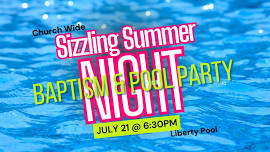 Sizzling Summer Family Pool Party & Baptism