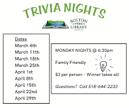 Trivia Night at the Bolton Free Library