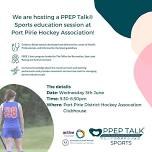 PPEP talk sports education session