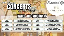 Concerts in the Park - July 5th - ASHLEY PYLE/STARDUSTERS