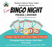 Free Community Bingo Night – Lame Deer