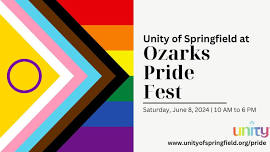 :   Join Unity of Springfield at Ozark's Pridefest! 