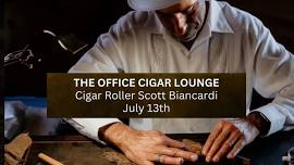 Cigar Roller Scott Biancardi at The Office Cigar Lounge