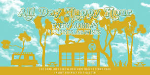 Happy Hour Mondays at The Good Lot