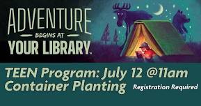 Teen Event: Container Planting