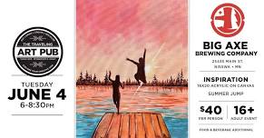 TAP Guided Painting Event | Big Axe Brewing, Nisswa