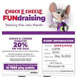 Chuck E. Cheese Spirit Night for BCVES