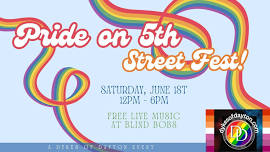 Pride on 5th! Saturday, June 1st in the Oregon District