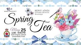 ***SOLD OUT*** Seniors Respite Montérégie's 10th Anniversary Spring Tea