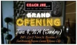 Grand Opening of Coach Jhe All in One