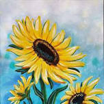 Three Sunflowers