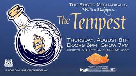 Performance: The Rustic Mechanicals - William Shakespeare’s THE TEMPEST