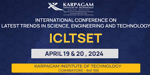 International Conference on Latest Trends in Science, Engineering and Technology ICLTSET'24