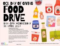 OCL Day of Giving: Food Drive