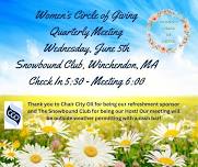 Women's Circle of Giving June Quarterly Meeting