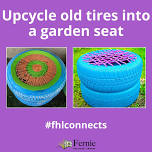 Upcycle Old Tires Into A Garden Seat