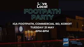 Koroit Footpath Opening Party