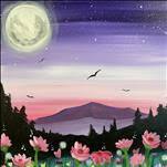 NEW ART! Twilight Pink Meadows! ADD A CANDLE!