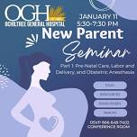 New Parent Seminar- Pt. 1 (Pre-Natal Care, Labor and Delivery, and Obstetric Anesthesia