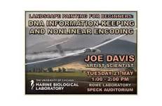 Special Seminar by Joe Davis, Artist-Scientist, Harvard Medical School