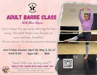 Adult barre class