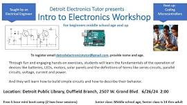 Introduction to electronics workshop