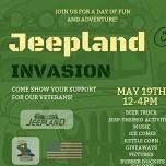 Jeepland event for Sophie's Companions For Veterans foundation