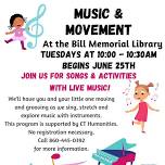 Summer Music & Movement @ Bill Memorial Library