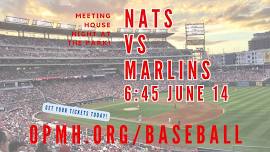 Meeting House Night at Nats Park